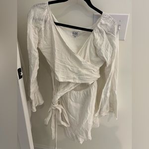 Sabo Skirt Wrap Romper, Size M